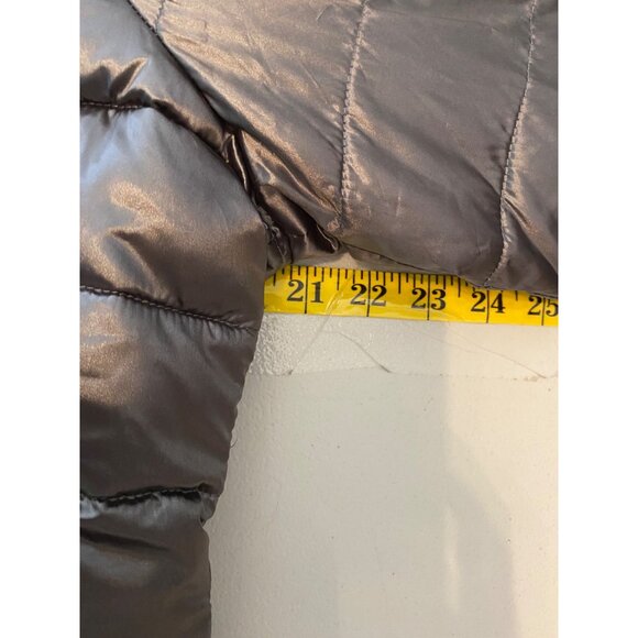 Andrew Marc Reversible Jacket Silver & Black Faux Fur Jacket Large - Picture 9 of 12